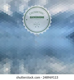 Background with hexagones. Eps10 Vector illustration