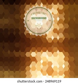 Background with hexagones. Eps10 Vector illustration