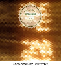 Background with hexagones. Eps10 Vector illustration