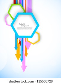 Background with hexagons