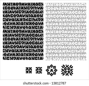 Background with hieroglyphs