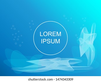 
Background highlighting simplicity in calm waters