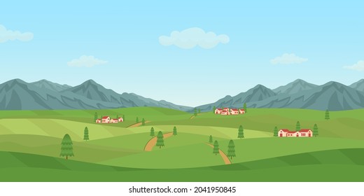 Hintergrund der Bergstation, Verwendung für Desktop- und Webdesigns
