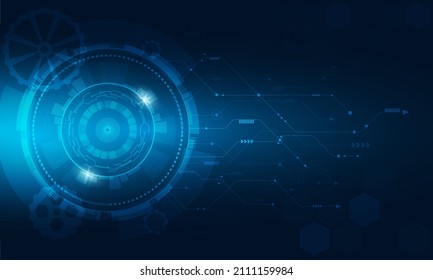 background hi-technology and vector abstract connecting network graphic.