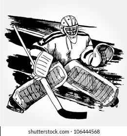 Background With a Hockey Player 5