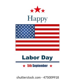 Background to the holiday Happy labor day