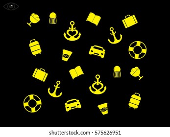 background, holiday vacation, icon, vector illustration eps10