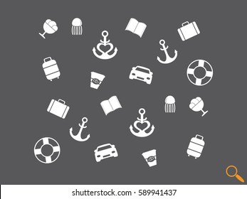 background, holiday vacation, icon, vector illustration eps10