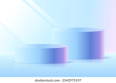 Gradiente holográfico de fondo, uso para cosméticos o productos de belleza