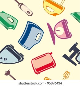 background from home appliances