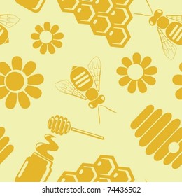 background from honey