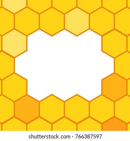 Background of honeycomb. 