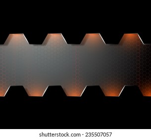 background of honeycombs