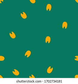 Background with hoofprints of a bull. Pattern with traces of hoofs. Abstract background with traces of a bull.