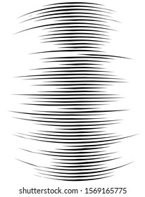 Background from horizontal stripes. Speed lines. Effect motion lines for comic book and manga. Rays with effect explosion. Template for web and print design. Vector