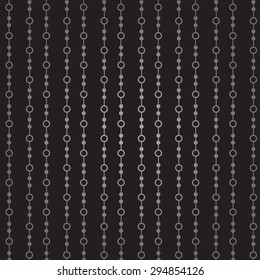 Background of horizontally repeating circular geometric elements, black and grey