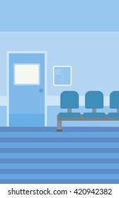 Background of hospital corridor.