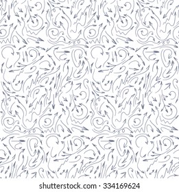 Background of hundreds hand drawn arrows, vector