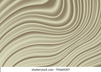 Background ice cream. Backdrop cream, fluid, mousse, yoghurt. Abstract white pattern. Vector illustration

