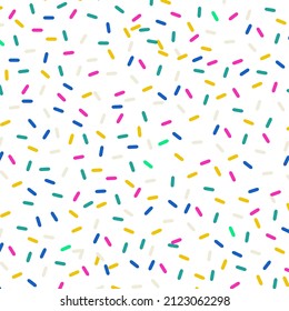 Background with ice cream confetti