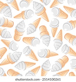 Background ice cream set. Collection icon ice cream. Vector