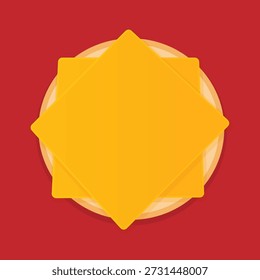 Icono de fondo de diseño de hamburguesa de queso amarillo. Anuncio de alimentos