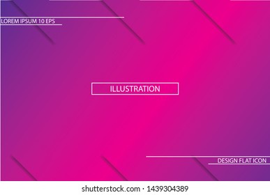 background. Icon Dynamic composition of figures. Minimal geometric abstract background. Futuristic design gradient shapes. Creative illustration perfect for cover. EPS10 Vector
