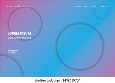 background. Icon Dynamic composition of figures. Minimal geometric abstract background. Futuristic design gradient shapes. Creative illustration perfect for cover. EPS10 Vector
