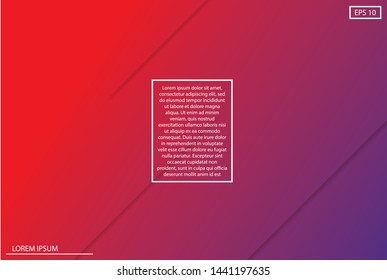 background. Icon Dynamic composition of figures. Minimal geometric abstract background. Futuristic design gradient shapes. Creative illustration perfect for cover. EPS10 Vector