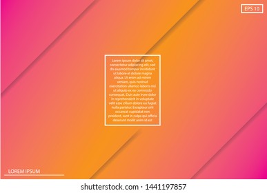 background. Icon Dynamic composition of figures. Minimal geometric abstract background. Futuristic design gradient shapes. Creative illustration perfect for cover. EPS10 Vector