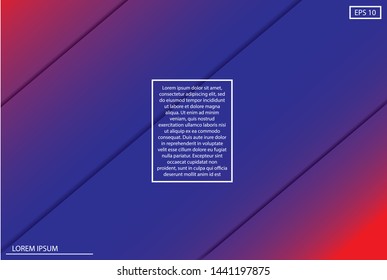 background. Icon Dynamic composition of figures. Minimal geometric abstract background. Futuristic design gradient shapes. Creative illustration perfect for cover. EPS10 Vector