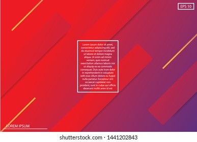 background. Icon Dynamic composition of figures. Minimal geometric abstract background. Futuristic design gradient shapes. Creative illustration perfect for cover. EPS10 Vector