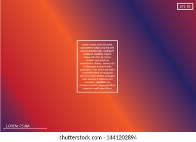 background. Icon Dynamic composition of figures. Minimal geometric abstract background. Futuristic design gradient shapes. Creative illustration perfect for cover. EPS10 Vector