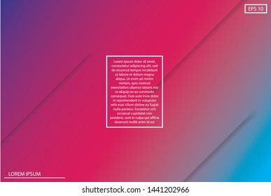 background. Icon Dynamic composition of figures. Minimal geometric abstract background. Futuristic design gradient shapes. Creative illustration perfect for cover. EPS10 Vector