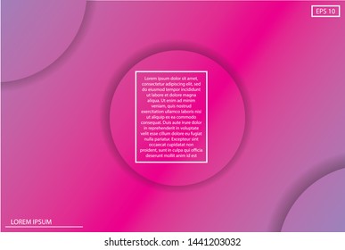 background. Icon Dynamic composition of figures. Minimal geometric abstract background. Futuristic design gradient shapes. Creative illustration perfect for cover. EPS10 Vector