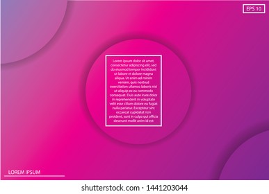 background. Icon Dynamic composition of figures. Minimal geometric abstract background. Futuristic design gradient shapes. Creative illustration perfect for cover. EPS10 Vector