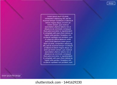 background. Icon Dynamic composition of figures. Minimal geometric abstract background. Futuristic design gradient shapes. Creative illustration perfect for cover. EPS10 Vector
