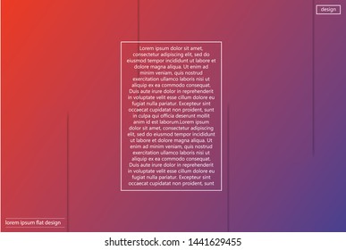 background. Icon Dynamic composition of figures. Minimal geometric abstract background. Futuristic design gradient shapes. Creative illustration perfect for cover. EPS10 Vector