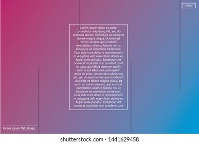 background. Icon Dynamic composition of figures. Minimal geometric abstract background. Futuristic design gradient shapes. Creative illustration perfect for cover. EPS10 Vector