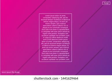background. Icon Dynamic composition of figures. Minimal geometric abstract background. Futuristic design gradient shapes. Creative illustration perfect for cover. EPS10 Vector