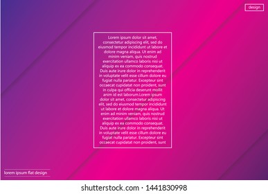 background. Icon Dynamic composition of figures. Minimal geometric abstract background. Futuristic design gradient diagonal shapes. Creative illustration perfect for cover. EPS10 Vector