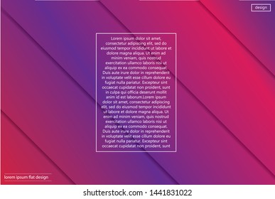 background. Icon Dynamic composition of figures. Minimal geometric abstract background. Futuristic design gradient diagonal shapes. Creative illustration perfect for cover. EPS10 Vector