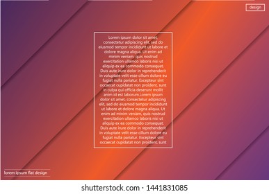 background. Icon Dynamic composition of figures. Minimal geometric abstract background. Futuristic design gradient diagonal shapes. Creative illustration perfect for cover. EPS10 Vector