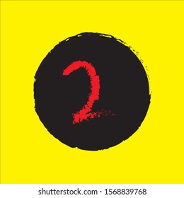 background icon logo number 2