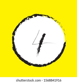 background icon logo number 4