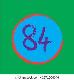 background icon logo number design