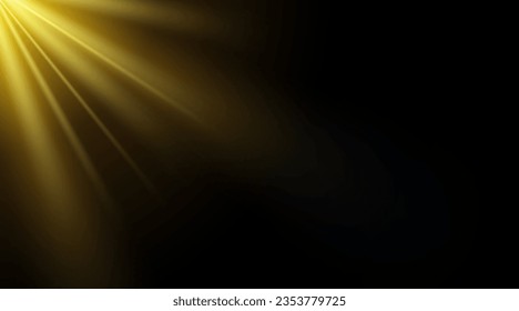 Background illuminated by a golden spotlight from the upper left