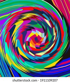 background illustration abstract texture design pattern wallpaper colorful backdrop color decoration graphic swirl wave modern.