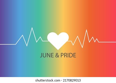 Background, illustration, banner, gradient, six colors, red, orange, yellow, green, blue and purple, and the words in the picture.