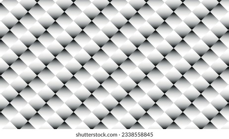 Background illustration with black and white graded rectangular ornament design. Can be used for decoration, wallpaper or wrapping paper